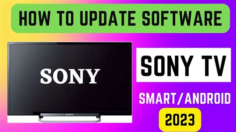 Sony Tv Support Firmware Update