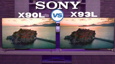 sony x93l vs a95l reflection