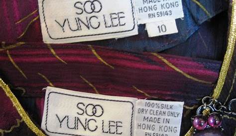 Vintage Soo Yung Lee Rainbow Ombré Chiffon Blouse & Skirt Set – Recess