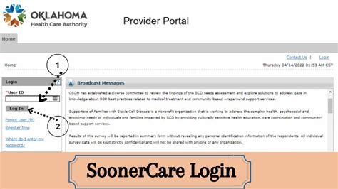 sooner care login