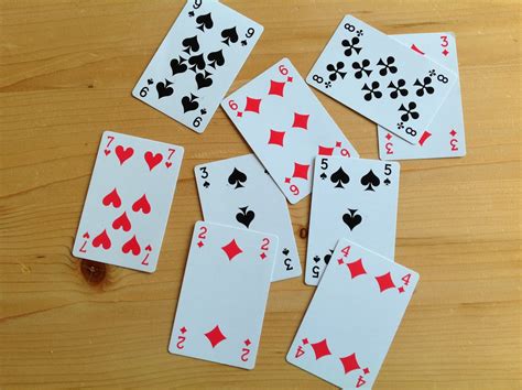 soorten kaarten in kaartspel