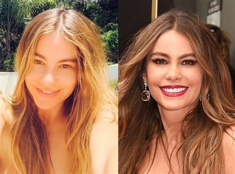 sophia vergara with and without makeup