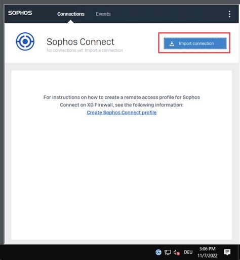 sophos connect client installieren