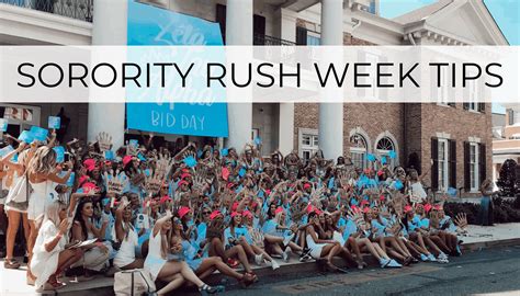 sorority rush week