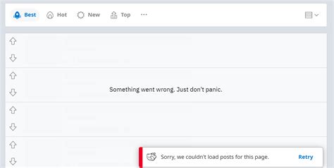 Sorry, we couldn't load posts for this page (Reddit) YouTube