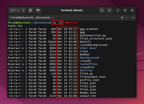Sort Files In Directory By Date Linux