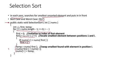 sorting algorithms ap computer science a