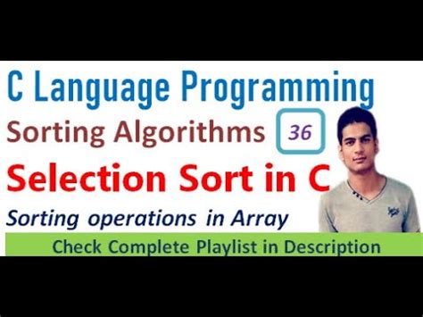 sorting algorithms c programming
