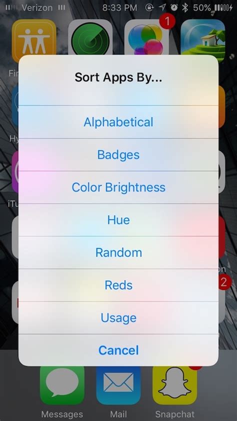 Sorting App For Ios