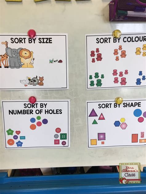 Sorting By Class Printable