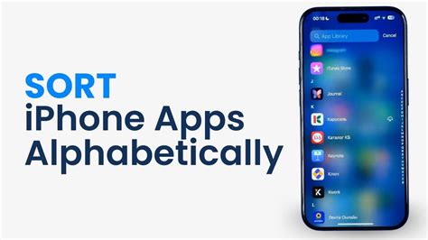 Sorting Iphone Apps Alphabetically