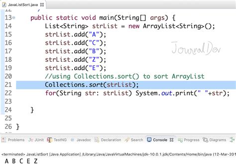 sorting list of integers in java