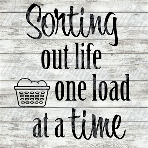 sorting out life one load at a time svg