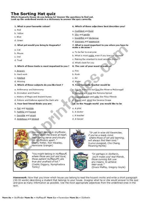 Sorting.house Quiz