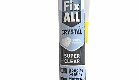 Soudal Fix All Crystal Clear Strong Adhesive Sealant 5