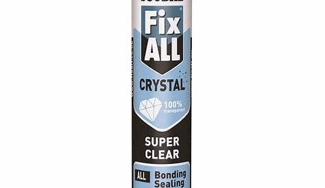 Soudal Fix ALL Crystal Clear Silicone Sealant Adhesive