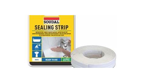 Soudal White Sealant strip Departments DIY at B&Q