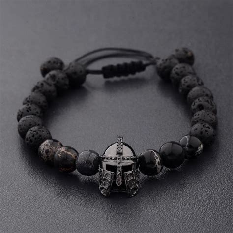 Warrior Bracelet Spartan Helmet Warrior Umbrella Rope Bracelets Puls