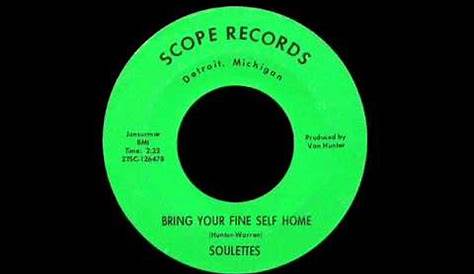 Soulettes* Bring Your Fine Self Home (1968, Vinyl) Discogs