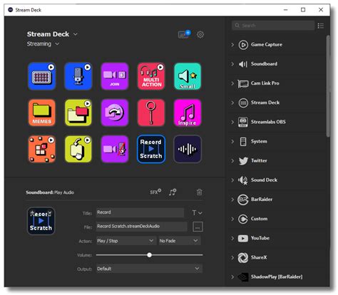 Sound Effects Stream Deck