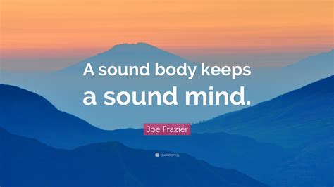 sound mind and body quote