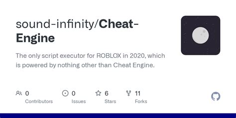 sound-infinity/Cheat-Engine: The only script executor for  - GitHub