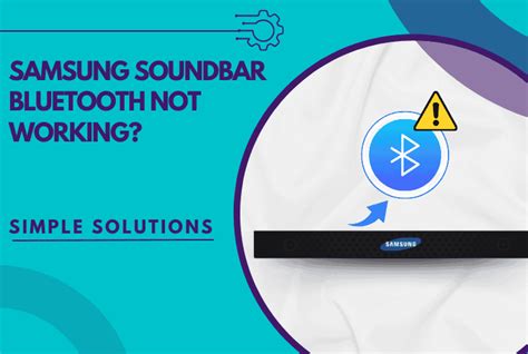 Soundbar Bluetooth Not Working