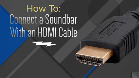 Soundbar Hdmi Hookup