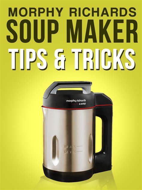 soup making machine guide