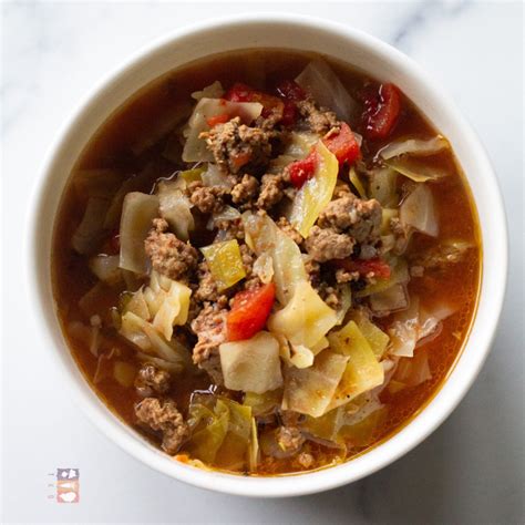 Soup With Cabbage And Ground Beef