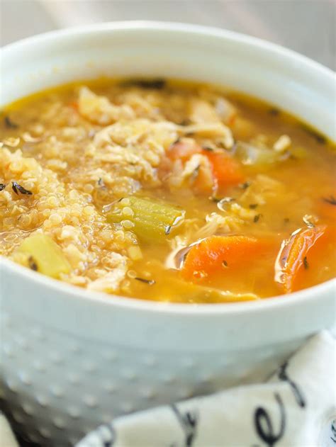 soup with quinoa and chicken