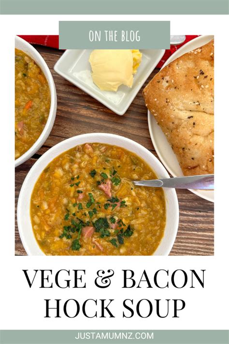 Slow Cooker Bacon Hock and Barley Soup VJ Cooks