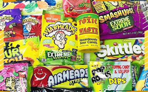 Sour Candy Examples