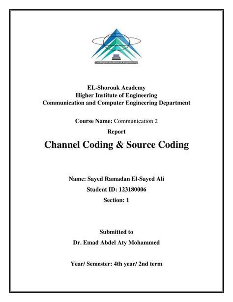 source coding and channel coding pdf