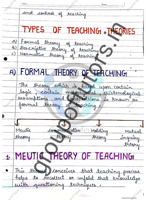 source method of teaching b ed notes