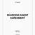 sourcing agreement template