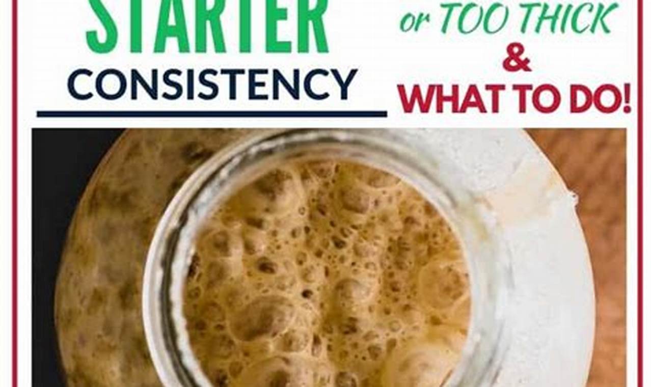 Sourdough Starter Saga: Troubleshooting Runny Starters for Perfect Bread