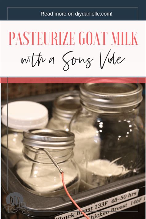 Sous Vide Pasteurize Milk