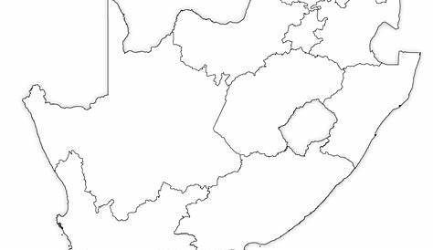 South Africa Political Map Blank Free , Free , Free Outline
