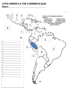 South America Map Quiz No Borders