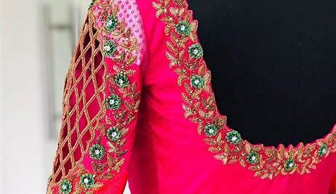 Back Neck South Indian Back Neck Blouse Designs For Silk Saree