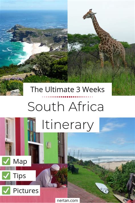 south africa 3 week itinerary