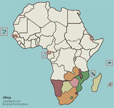 south africa map test