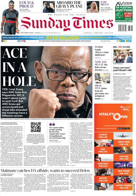 south africa newspapers in english