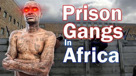 south africa prison gangs