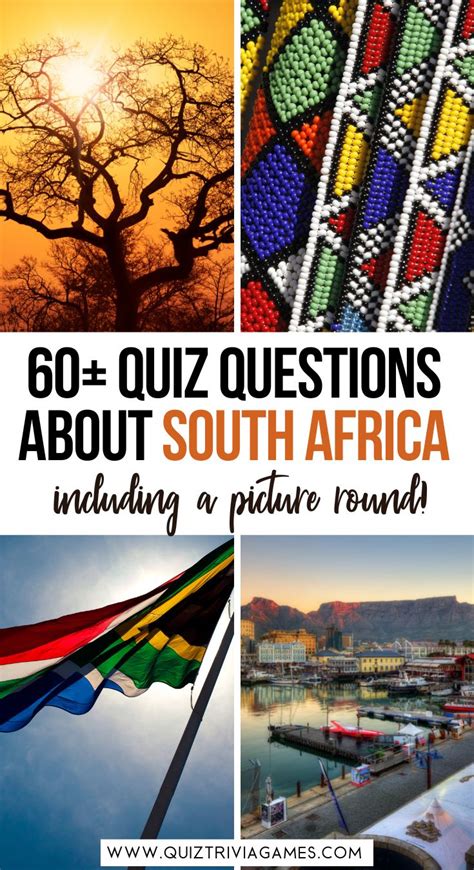 south africa quiz questions