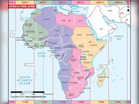 south africa time zone vs est map