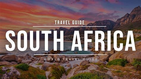 south africa tourist guide