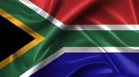 south african flag material