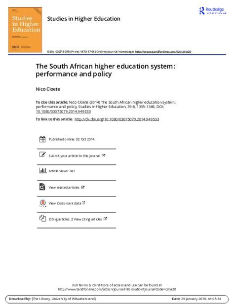south african higher education policy pdf